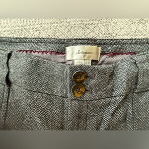 Anthropologie Elevenses wool blend trouser size 12T (tall)